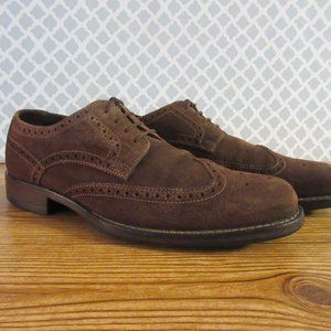 Cole Haan Suede Wingtip Dress Shoes 8M